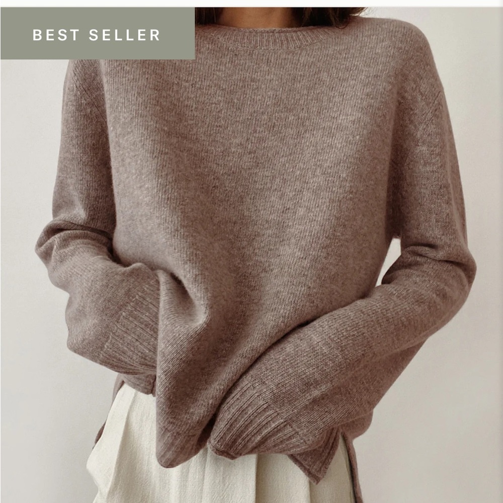 Jenni Kayne everyday brown sweater in taupe